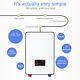 220v 6500w Tankless Electric Hot Water Heater For Home Bathroom Au
