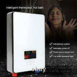 220V 6500W Tankless Instant Electric Hot Water Heater Bathroom Shower Set 30- GF