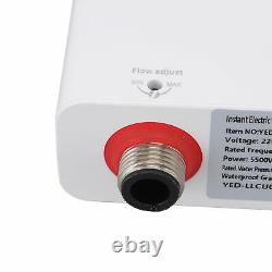 220V Instant Water Heater 5500W Electric Tankless Water Hot Heater With G1/2 HG