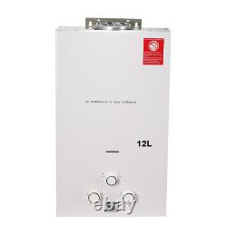 24KW 12L Tankless Water Heater 3.2GPM Propane Gas House Instant Hot Water Heater