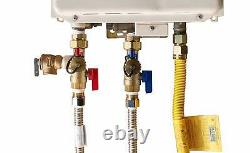 3/4 Gas Tankless Water Heater Isolation Installation Complete Kit Lead-Free