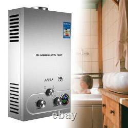 36KW LPG Hot Water Heater 18L Propane Gas Boiler Tankless withShower Head Kit