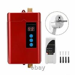 4000W Electric Tankless Instant Hot Water Heater Under Sink Tap Bathroom Kitchen