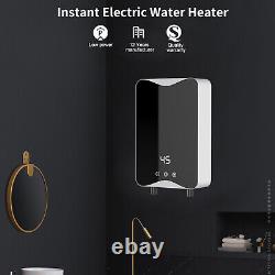 5500W Electric Tankless Hot Water Heater Instant Boiler Under Sink Tap Bathroom