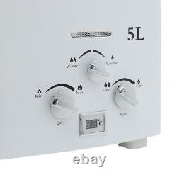 5L 10KW Instant Hot Water Heater Gas Boiler Tankless LPG Propane Camping Shower