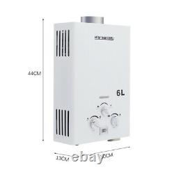 5L-10L Portable Hot Water Heater Propane Gas LED Tankless Instant with Shower Head