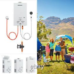 5L-10L Tankless Propane Gas Hot Water Heater Portable Instant Camping Gas Shower