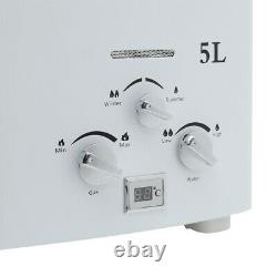5L Tankless Gas Water Heater Portabl Propane LPG Hot Water Heater Instant Boiler