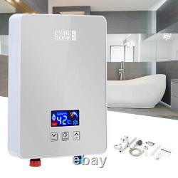 6.0kW Sliver Electric Tankless Instant Hot Water Heater Boiler for Kitchen Bath
