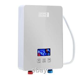 6.0kW Sliver Electric Tankless Instant Hot Water Heater Boiler for Kitchen Bath