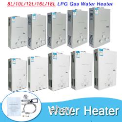 6/8/10/12/16/18L Portable Propane LPG Gas Instant Tankless Water Heater Boiler