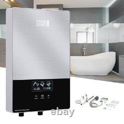 6/8/10KW Tankless Electric Shower Instant Boat Bathroom Caravan Hot Water Heater