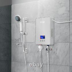 6/8/10KW Tankless Instant Electric Hot Water Heater Boiler Bathroom Shower Sink