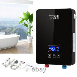 6000W Electric Tankless Instant Hot Water Heater Under Sink Tap Bathroom Kitchen