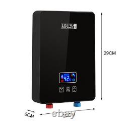 6000W Electric Tankless Instant Hot Water Heater Under Sink Tap Bathroom Kitchen