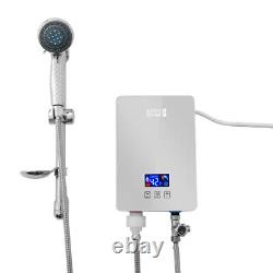 6000W Instant Electric Tankless Water Heater Shower Hot Water Heater LCD Display