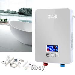 6000W Instant Electric Tankless Water Heater Under Sink Tap Hot Shower Bath Home