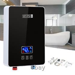 6000W Tankless Hot Water Heater Shower Electric Portable Instant Boiler Bathroom