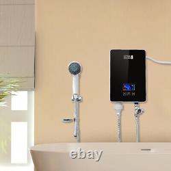 6000W Tankless Instant Electric Hot Water Heater Bathroom Shower Under Sink Tap