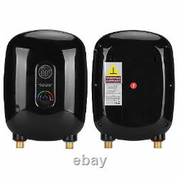 6500W Water Heater Instant Water Heating Tankless Shower Heater Temperature QI