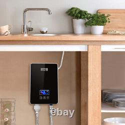 6KW Electric Tankless Instant Hot Water Heater Under Sink Tap Kitchen Bathroom