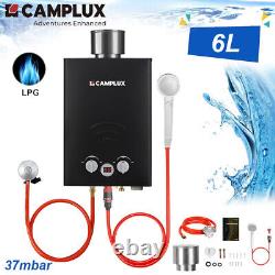 6L Tankless Gas Water Heater LPG Propane Instant Boiler Outdoor Camping Shower