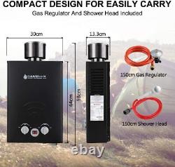 6L Tankless Gas Water Heater LPG Propane Instant Boiler Outdoor Camping Shower