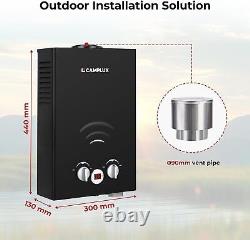 6L Tankless Gas Water Heater LPG Propane Instant Boiler Outdoor Camping Shower