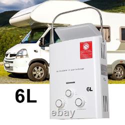 6L Tankless Propane Gas Water Heater LPG Instant Boiler Outdoor Camping Shower