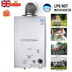 6L Tankless Propane Gas Water Heater LPG Instant Boiler Outdoor Camping Shower