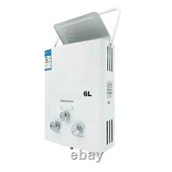 6L/min Portable Tankless Water Heater Propane Gas LPG Water Boiler Horse Shower