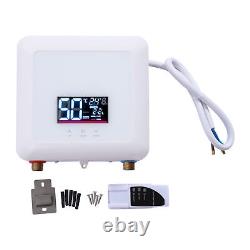 7500W Electric Instant Hot Water Heater Boiler Shower Tankless Kitchen Bathroom