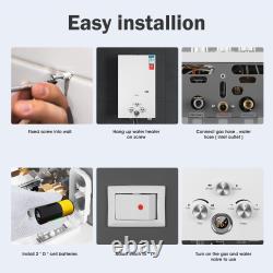 8-18L Instant Gas Hot Water Heater Tankless Propane Gas Boiler LPG Water Orvluyk