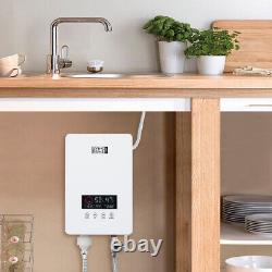 8000W Electric Instant Hot Water Heater Tankless Under Sink Bathroom Kitchen