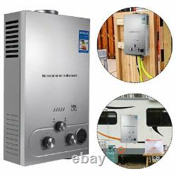 8L/12L/18L Instant Hot Water Heater Tankless LPG Propane Gas Boiler Shower Kit