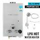 8l 16kw Lpg Instant Hot Water Heater Gas Boiler Tankless Propane & Shower Kit