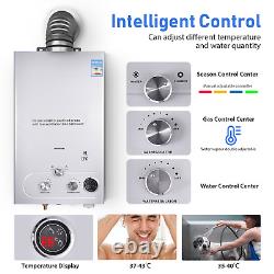 8L-18L LPG Water Heater Propane Gas Tankless Instant Hot Boiler Home Shower Kit
