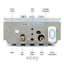 8L Instant Hot Water Heater 13.6kw Gas Boiler Tankless LPG Water Boiler