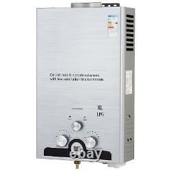 8L Instant Water Boiler LPG Water Heater with Adjustable Modes and Temperature