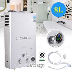 8L LPG Propane Gas Water Heater Tankless Instant Hot Water Heater Boiler Burner