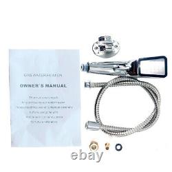 8L Natural Gas Hot Water Heater On-Demand Tankless Instant Indoor Shower kit UK