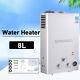 8l Portable Lpg Propane Gas Hot Water Heater Tankless Instant Boiler Outdoor