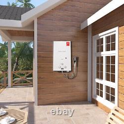 8L Portable LPG Propane Gas Hot Water Heater Tankless Instant Boiler Outdoor UK