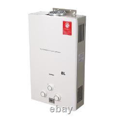 8L Portable Propane Gas LPG Instant Tankless Hot Water Heater Boiler 16KW