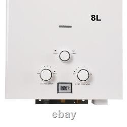 8L Tankless Gas Water Heater LPG Propane Instant Boiler Outdoor Camping Shower