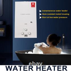 8L Tankless Water Heater 2.11GPM 16KW Propane Gas House Instant Hot Water Heater