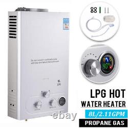 8Litre 16kw Instant Hot Water Heater Gas Boiler Tankless LPG Water Boiler