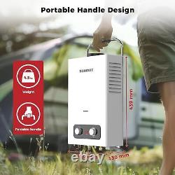 CAMPLUX 6L LPG Hot Water Heater Propane Gas Tankless Instant Boiler Shower Kit