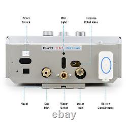 CO-Z 10L 17kw Instant Hot Water Heater Gas Boiler Tankless LPG Water Boiler