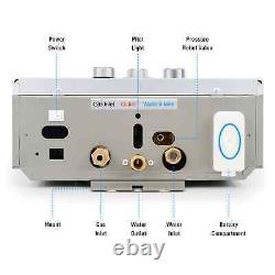 CO-Z 12L Instant Hot Water Heater 20.4kw Gas Boiler Tankless LPG Water Boiler